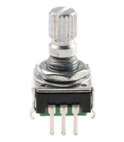 Rotary Encoder - 24 step with Switch Knurled 15mm